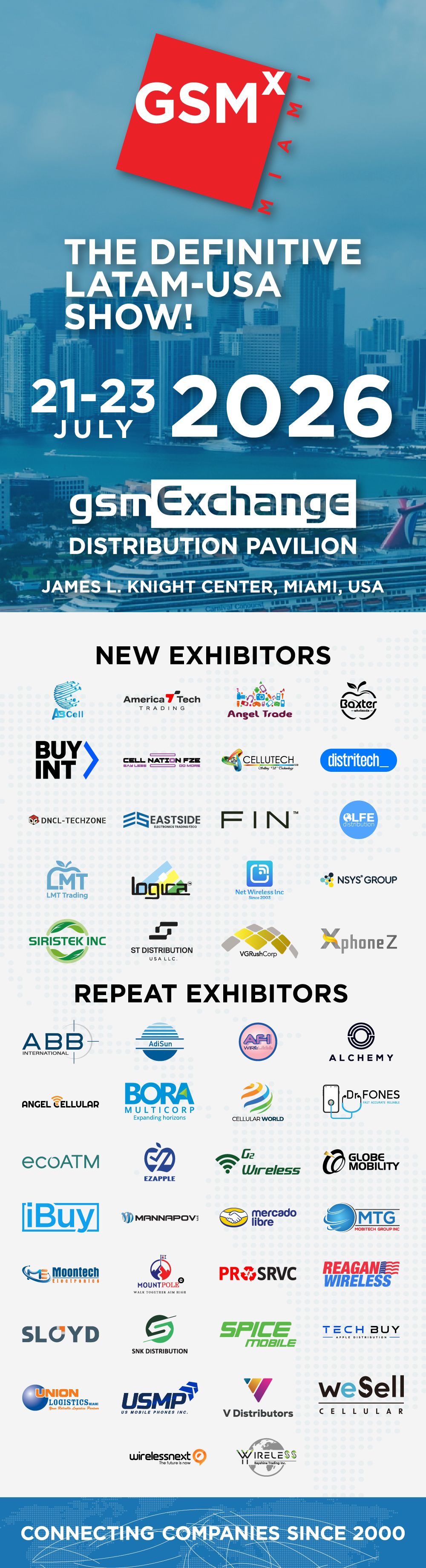 美国迈阿密手机及消费电子分销展览会 gsmX Miami 现场