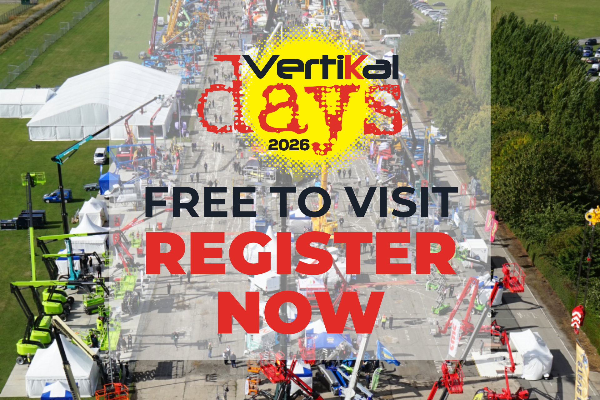 英国纽瓦克高空作业与起重设备展 Vertikal Days 现场