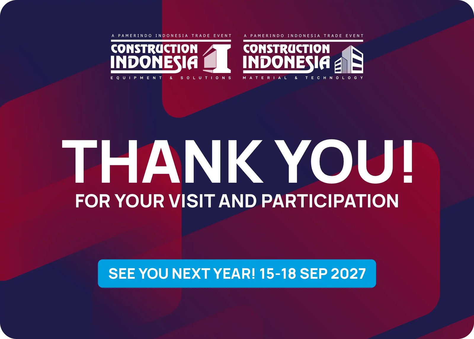 印尼雅加达国际工程机械展览会 Construction Indonesia 现场