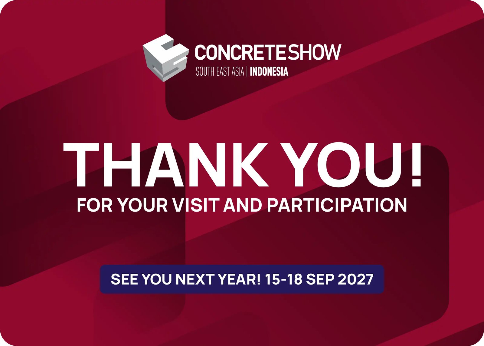 印尼雅加达混凝土展览会 Concrete Show South East Asia 现场