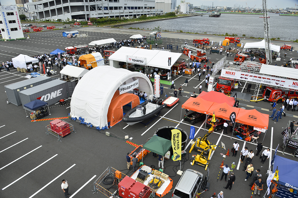 日本东京国际消防防灾展览会 FIRE-SAFETY TOKYO 现场