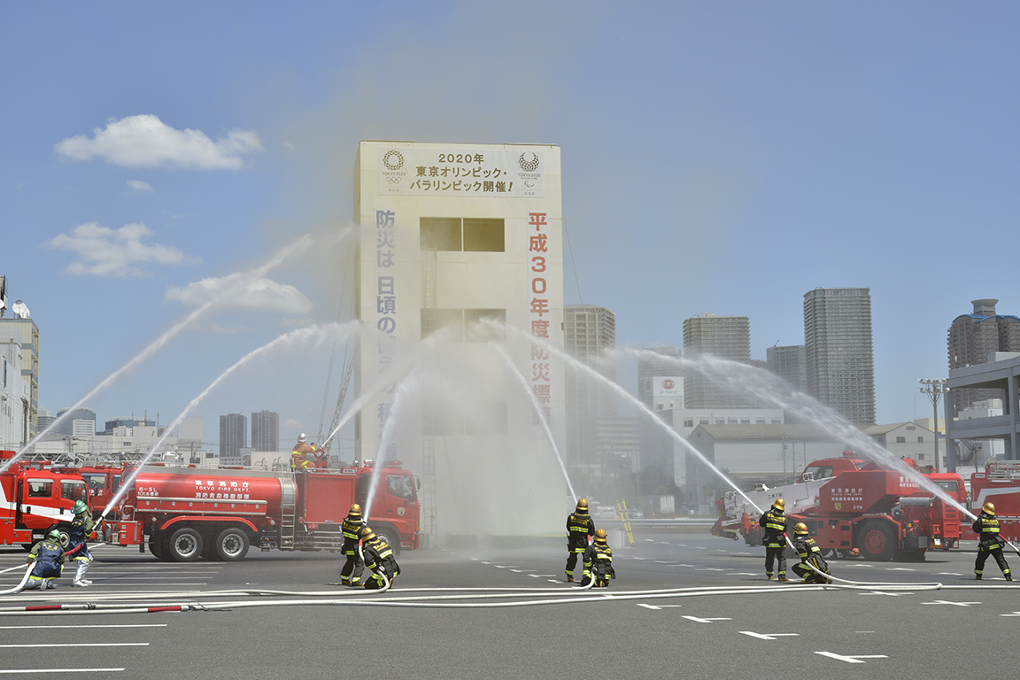 日本东京国际消防防灾展览会 FIRE-SAFETY TOKYO 现场