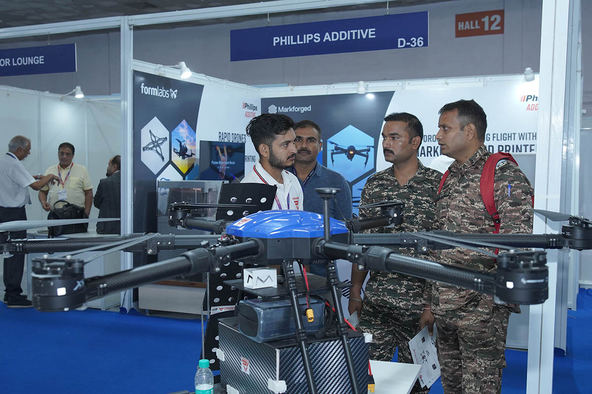 印度新德里无人机展览会 Drone International Expo 现场